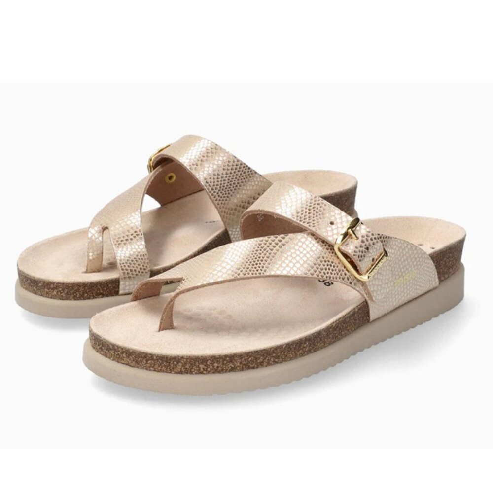 Mephisto Women's Helen Metallics Thong Leather Sandals